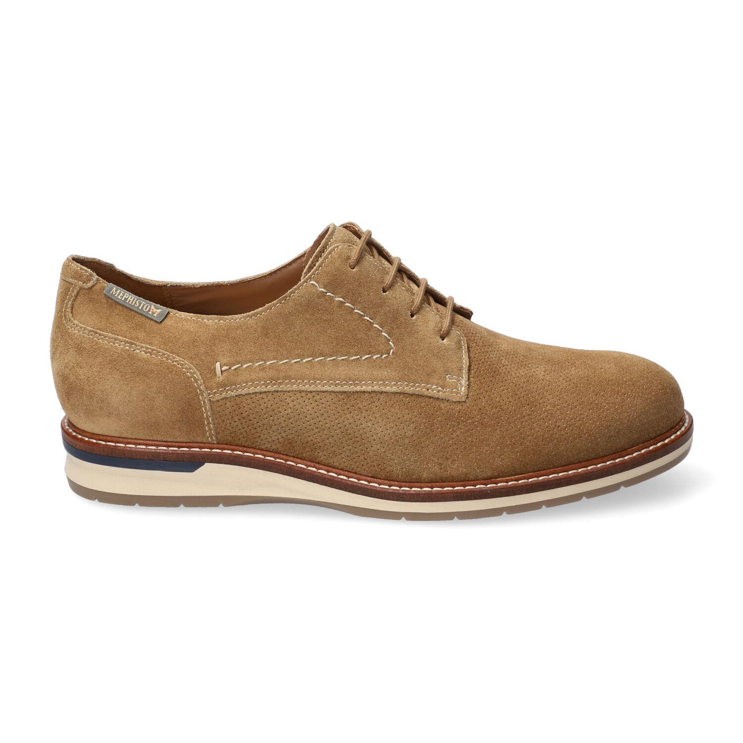 lacets homme modèle Falco perf Brun clair - Mephisto